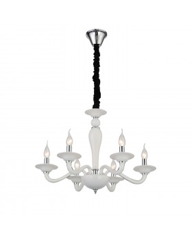 SL1112.503.06 Люстра подвесная ST-Luce Хром, Белый/Белый E14 6*40W SERENATTA-foto15