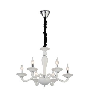 SL1112.503.06 Люстра подвесная ST-Luce Хром, Белый/Белый E14 6*40W SERENATTA-foto15