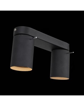 SL597.401.02 Спот ST-Luce Черный, Хром/Черный GU10 LED 2*3W FANALE-foto6