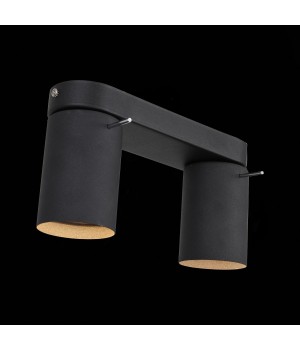 SL597.401.02 Спот ST-Luce Черный, Хром/Черный GU10 LED 2*3W FANALE-foto6