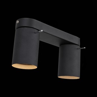 SL597.401.02 Спот ST-Luce Черный, Хром/Черный GU10 LED 2*3W FANALE-foto6