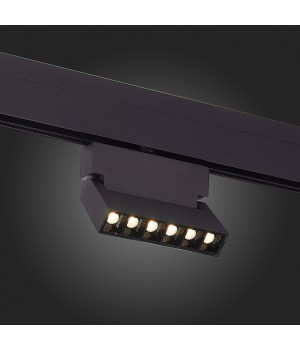 ST362.436.06 Магнитный трековый светильник Черный LED 1*6W 3000K 532Lm Ra>80 36° IP20 L120xW22xH134 48V ANDRE-foto7