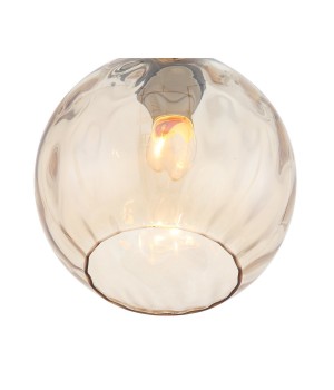 SL374.313.01 Подвес ST-Luce Черный/Янтарный E27 1*40W BACINETO-foto2