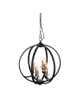 SL1013.423.06 Светильник подвесной ST-Luce Черный, Золото/Черный E14 6*40W PIANETTA-foto10