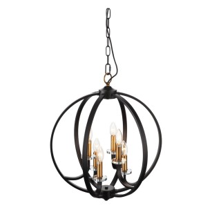 SL1013.423.06 Светильник подвесной ST-Luce Черный, Золото/Черный E14 6*40W PIANETTA-foto10