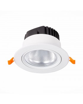 ST211.548.15.24 Св-к встр. Белый LED 1*15W 4000K 1 125Lm Ra80 24° IP20 D109xH65 220-240V MIRO-foto2