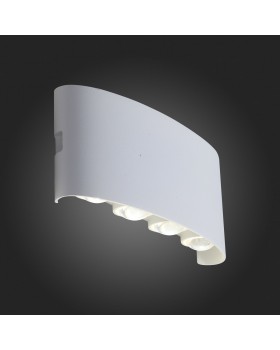 SL089.501.08 Светильник уличный настенный ST-Luce Белый кварцевый LED 8*1W 4000K BISELLO-foto5
