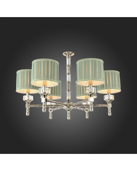 SL1121.103.06 Люстра подвесная ST-Luce Никель/Оливковый E14 6*40W OLEO-foto7