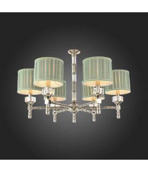 SL1121.103.06 Люстра подвесная ST-Luce Никель/Оливковый E14 6*40W OLEO-foto7
