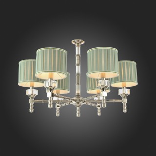 SL1121.103.06 Люстра подвесная ST-Luce Никель/Оливковый E14 6*40W OLEO-foto7