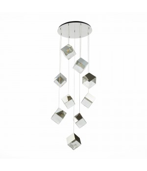 SL1182.103.09 Светильник подвесной ST-Luce Хром/Прозрачный, Хром G9 9*5W RIELLO-foto2