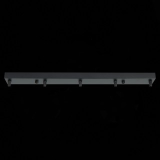 SL001.413.05 Потолочное крепление на 5 ламп (прямоугольное) ST-Luce Черный SL001-foto2