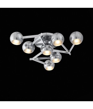 SL853.102.07 Люстра потолочная ST-Luce Хром/Хром E14 7*40W ROTTURA-foto2