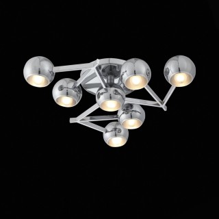 SL853.102.07 Люстра потолочная ST-Luce Хром/Хром E14 7*40W ROTTURA-foto2