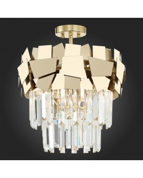 SL1232.202.05 Люстра потолочная ST-Luce Золотистый/Прозрачный, Золотистый E14 5*60W CASERTA-foto6