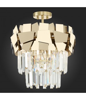 SL1232.202.05 Люстра потолочная ST-Luce Золотистый/Прозрачный, Золотистый E14 5*60W CASERTA-foto6