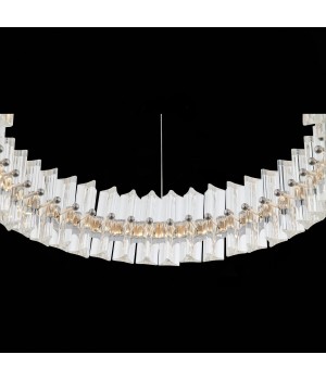 SL383.103.01 Светильник подвесной ST-Luce Хром/Хром, Прозрачный LED 1*34W 3000K CHERIO-foto6