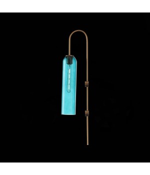 SL1145.381.01 Светильник настенный ST-Luce Латунь/Голубой E27 1*60W CALLANA-foto5