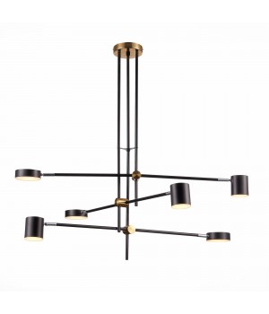 SL1604.432.06 Светильник потолочный ST-Luce Черный, Латунь/Черный LED 6*5W 3000K RODRIGO-foto2