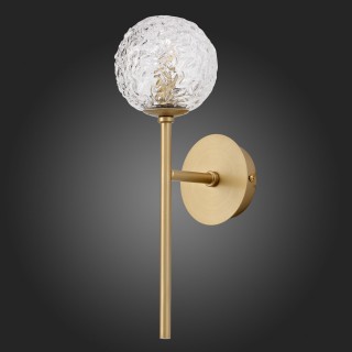 SL1152.201.01 Светильник настенный ST-Luce Золотистый/Прозрачный G9 1*5W ARCOBALINO-foto4