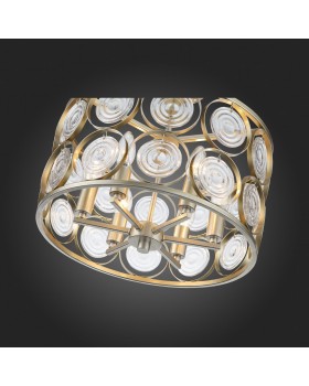 SL1105.202.06 Светильник потолочный ST-Luce Золотистый с патиной/Золотистый, Прозрачный E14 6*60W SERANDA-foto3