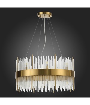 SL1158.303.16 Люстра подвесная ST-Luce Латунь/Латунь, Прозрачный G9 16*5W NITIDO-foto6