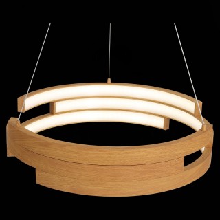 SL963.703.01 Люстра подвесная ST-Luce Светлое дерево/Светлое дерево, Белый LED 1*45W 4000K GENUINE-foto9