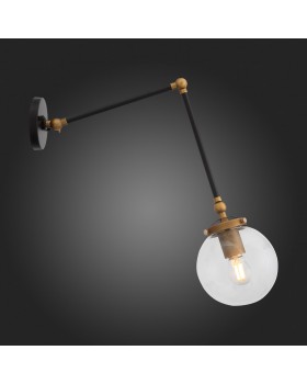 SL234.421.01 Бра ST-Luce Черный, Золото/Прозрачный E27 1*40W VARIETA-foto6