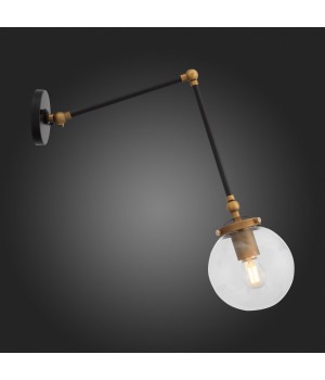 SL234.421.01 Бра ST-Luce Черный, Золото/Прозрачный E27 1*40W VARIETA-foto6