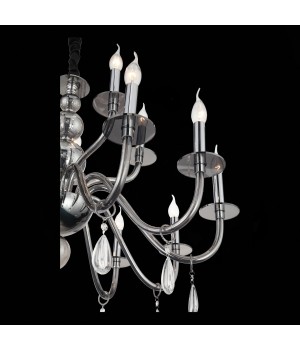 SL1113.403.15 Люстра подвесная ST-Luce Хром, Дымчатый, Прозрачный E14 15*40W SIEMA-foto9