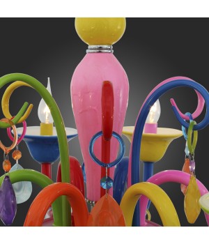 SL672.963.06 Люстра подвесная ST-Luce Разноцветный/Разноцветный E14 6*40W DELIZIA-foto12