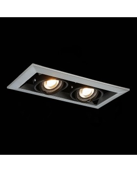 ST250.148.02 Св-к встр. Черный GU10 2*50W L245xW126xH70 220V Без ламп HEMI-foto6