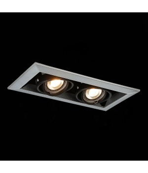 ST250.148.02 Св-к встр. Черный GU10 2*50W L245xW126xH70 220V Без ламп HEMI-foto6