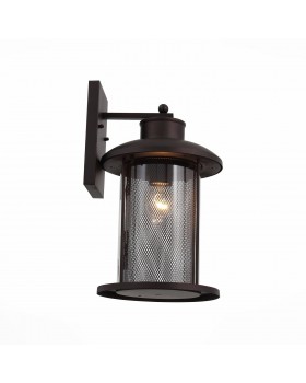 SL080.401.01 Светильник уличный настенный ST-Luce Темный кофе/Прозрачный, Темный кофе E27 1*60W LASTERO-foto2