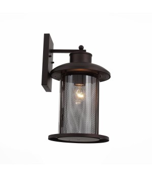 SL080.401.01 Светильник уличный настенный ST-Luce Темный кофе/Прозрачный, Темный кофе E27 1*60W LASTERO-foto2