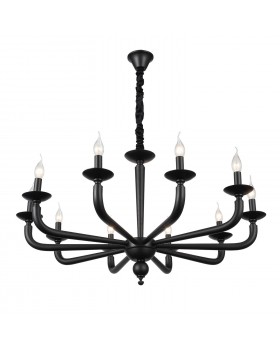 SL1114.403.10 Люстра подвесная ST-Luce Черный E14 10*40W FORTEZA-foto2