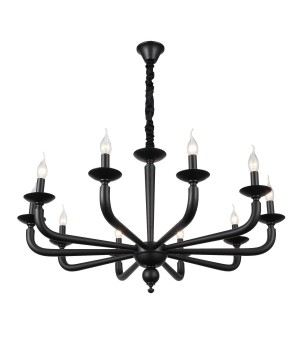 SL1114.403.10 Люстра подвесная ST-Luce Черный E14 10*40W FORTEZA-foto2