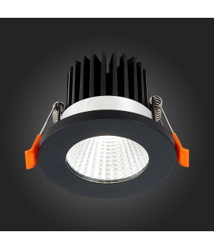 ST704.448.10 Св-к встр. Черный LED 1*10W 4000K 900Lm Ra>90 38° IP20 D80xH60 170-240V ST704-foto5