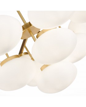 SL1503.203.13 Люстра подвесная ST-Luce Золотистый/Белый E27 13*40W Modica-foto4