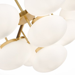 SL1503.203.13 Люстра подвесная ST-Luce Золотистый/Белый E27 13*40W Modica-foto4