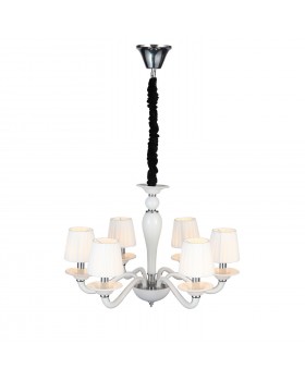 SL1112.503.06 Люстра подвесная ST-Luce Хром, Белый/Белый E14 6*40W SERENATTA-foto17