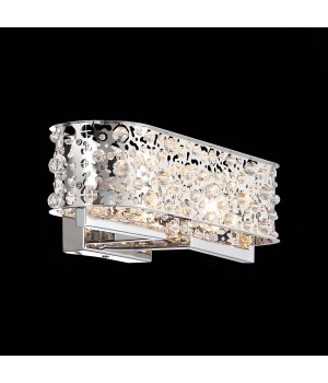 SL1117.101.01 Светильник настенный ST-Luce Хром/Хром, Прозрачный G9 2*5W SOPRESIA-foto4