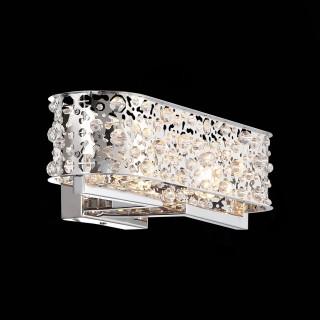 SL1117.101.01 Светильник настенный ST-Luce Хром/Хром, Прозрачный G9 2*5W SOPRESIA-foto4