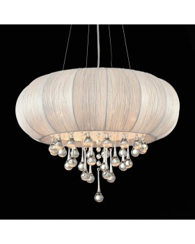 SL350.053.05 Люстра подвесная ST-Luce Хром/Белый, Прозрачный E14 5*40W PREFERITA-foto3