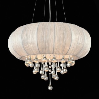 SL350.053.05 Люстра подвесная ST-Luce Хром/Белый, Прозрачный E14 5*40W PREFERITA-foto3