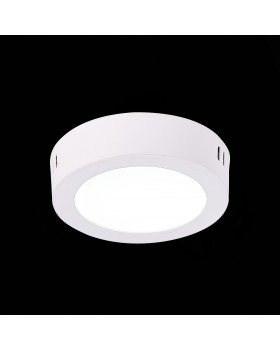 ST112.532.06 Светильник настенно-потолочный Белый LED 1*6W 3000K 330Lm Ra80 120° IP20 D110xH28 90-265V NUBES-foto3