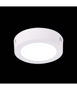 ST112.532.06 Светильник настенно-потолочный Белый LED 1*6W 3000K 330Lm Ra80 120° IP20 D110xH28 90-265V NUBES-foto3