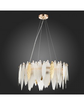 SL1224.203.08 Люстра подвесная ST-Luce Золотистый/Прозрачный, Белый E14 8*60W LASTRA-foto3