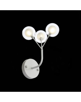 SL376.501.03 Бра ST-Luce Белый/Белый,Прозрачный G4 LED 3*2W DEMELE-foto5