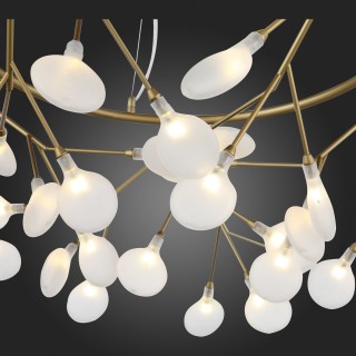 SL411.253.45 Люстра подвесная ST-Luce Золотистый/Белый G4 45*1,5W RICCARDO-foto12